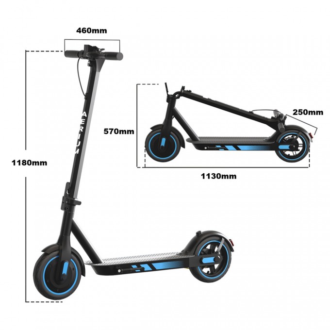 Elektrokoloběžka AERIUM MaxRide T500 modrá
