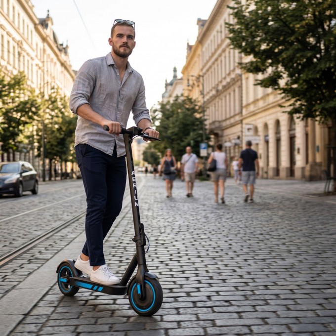 Elektrokoloběžka AERIUM MaxRide T500 modrá