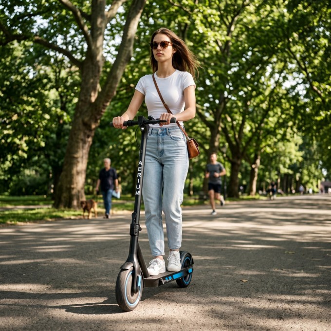 Elektrokoloběžka AERIUM MaxRide T500 modrá